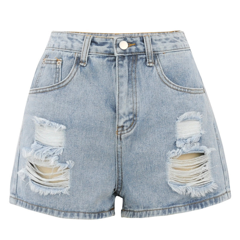 High Waist Fashion Denim Shorts