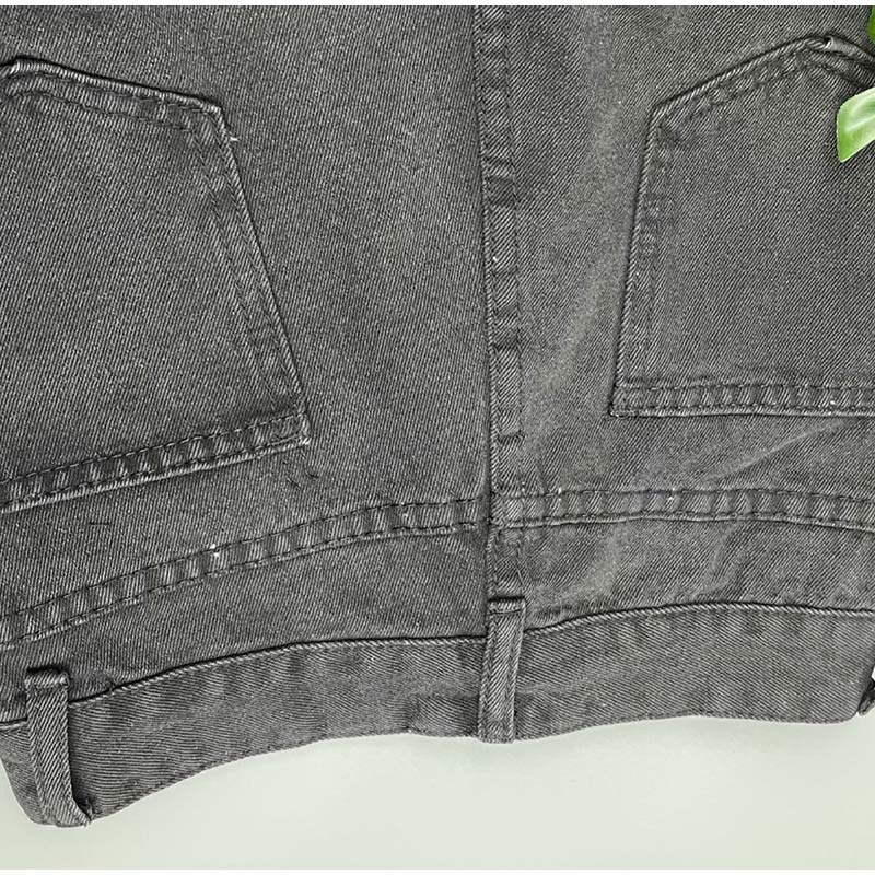 Slit Mopping Vintage Loose High Waist Jeans