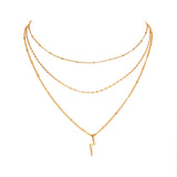 Simple Niche Design Multi-layer Necklace