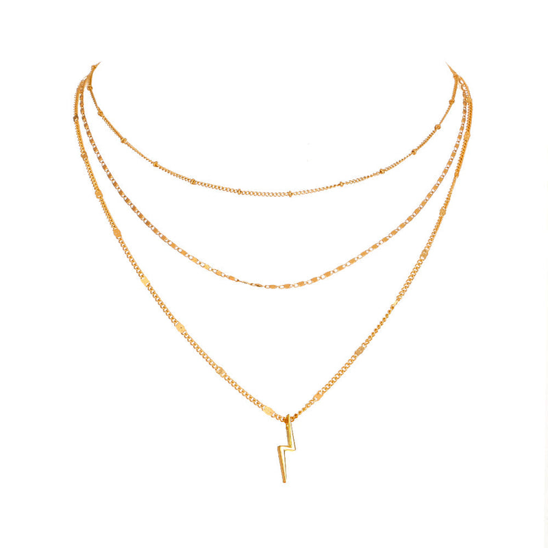 Simple Niche Design Multi-layer Necklace