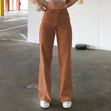 High Waist Slim Jeans Bell Bottoms