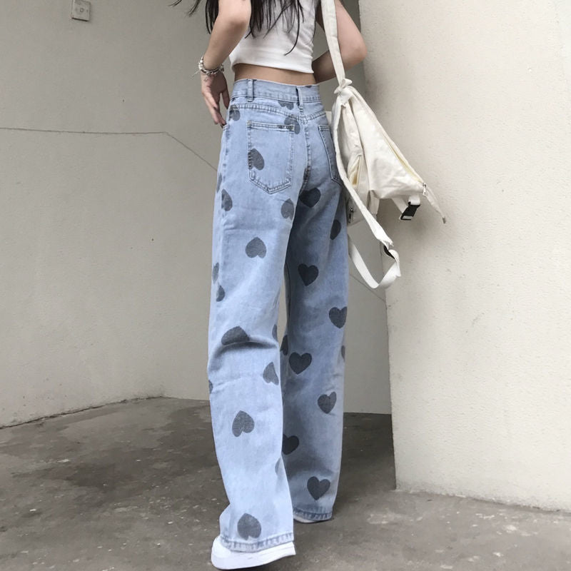 Love Printed Wide Leg Pants
