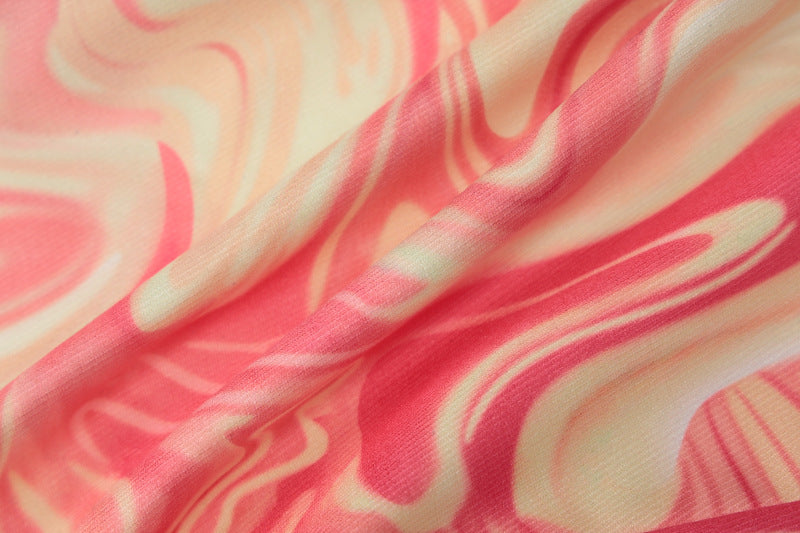 Printed Loose Casual Flare Pants