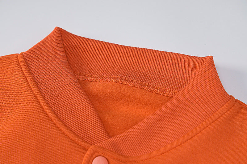 Orange Baseball Jacket