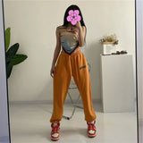 Athletic Women's Loose-fitting Printed Sweatpants