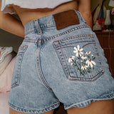High Waist Fashion Denim Shorts