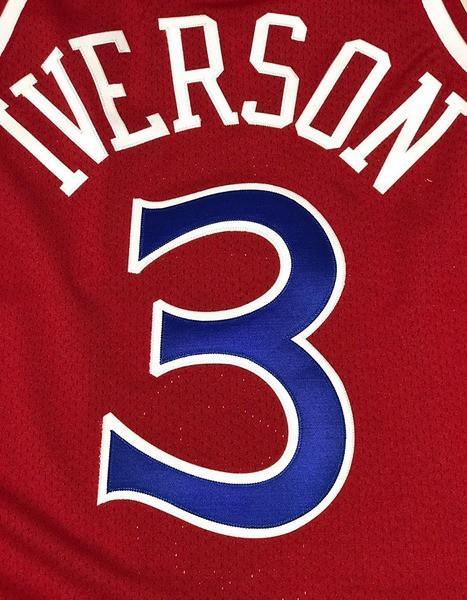 Allen Iverson 1996-97 Hardwood Classics Throwback Rookie Jersey