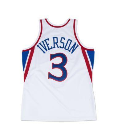 Allen Iverson Hardwood Classics Throwback Swingman Jersey