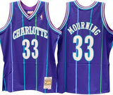 Alonzo Mourning Charlotte Hornets Hardwood Classics Throwback Swingman Jersey