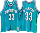 Alonzo Mourning Charlotte Hornets Hardwood Classics Throwback Swingman Jersey