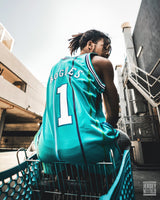 Muggsy Bogues Charlotte Hornets Hardwood Classics Throwback Swingman Jersey