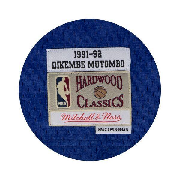Dikembe Mutombo Denver Nuggets Hardwood Classics Throwback Swingman Jersey