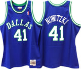 Dirk Nowitzki Dallas Mavericks Hardwood Classics Throwback Swingman Jersey