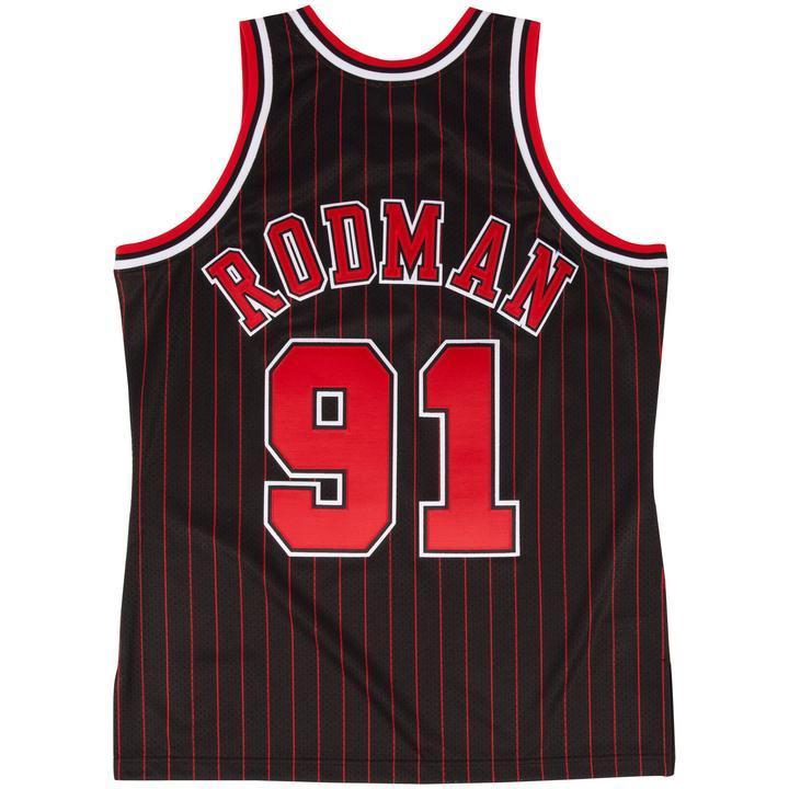 Dennis Rodman Chicago Bulls Hardwood Classics Throwback 1996-97 Jersey