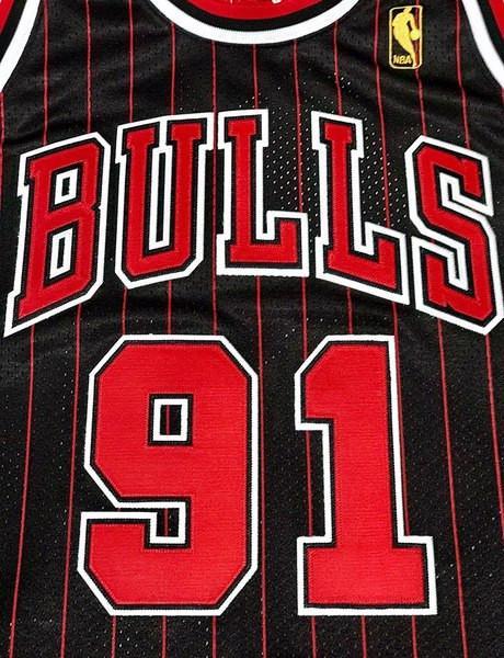 Dennis Rodman Chicago Bulls Hardwood Classics Throwback 1996-97 Jersey