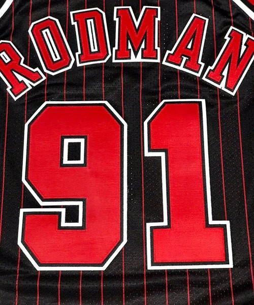 Dennis Rodman Chicago Bulls Hardwood Classics Throwback 1996-97 Jersey