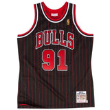 Dennis Rodman Chicago Bulls Hardwood Classics Throwback 1996-97 Jersey