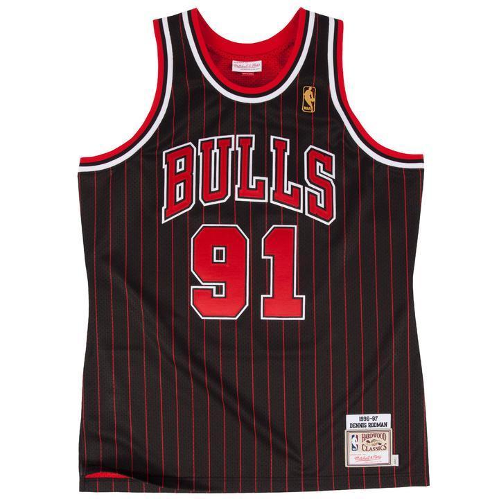 Dennis Rodman Chicago Bulls Hardwood Classics Throwback 1996-97 Jersey