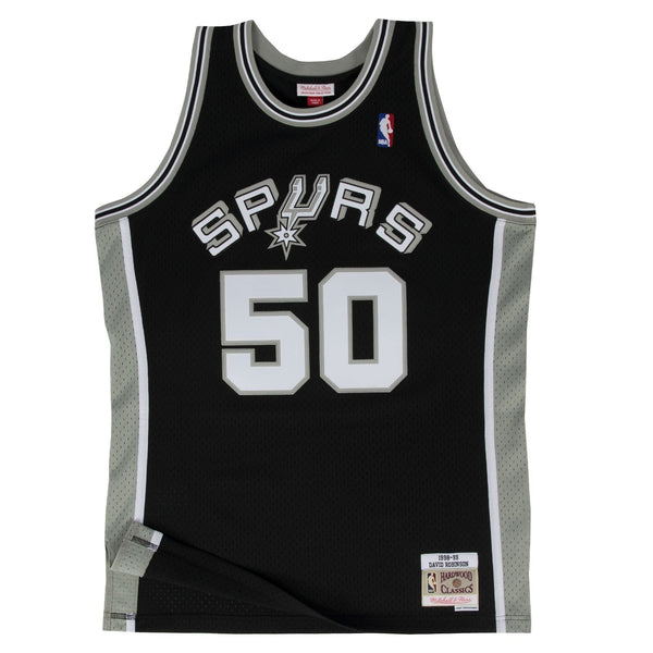 David Robinson San Antonio Spurs Hardwood Classics Throwback Swingman Jersey