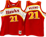 Dominique Wilkins Atlanta Hawks Hardwood Classics Throwback Swingman Jersey
