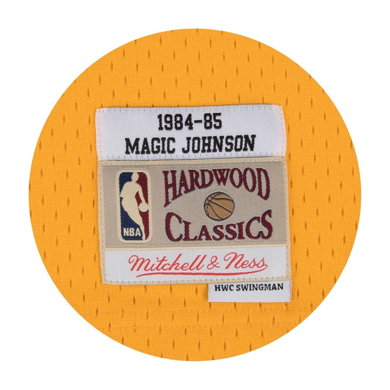 Magic Johnson Los Angeles Lakers Hardwood Classics Throwback Swingman Jersey