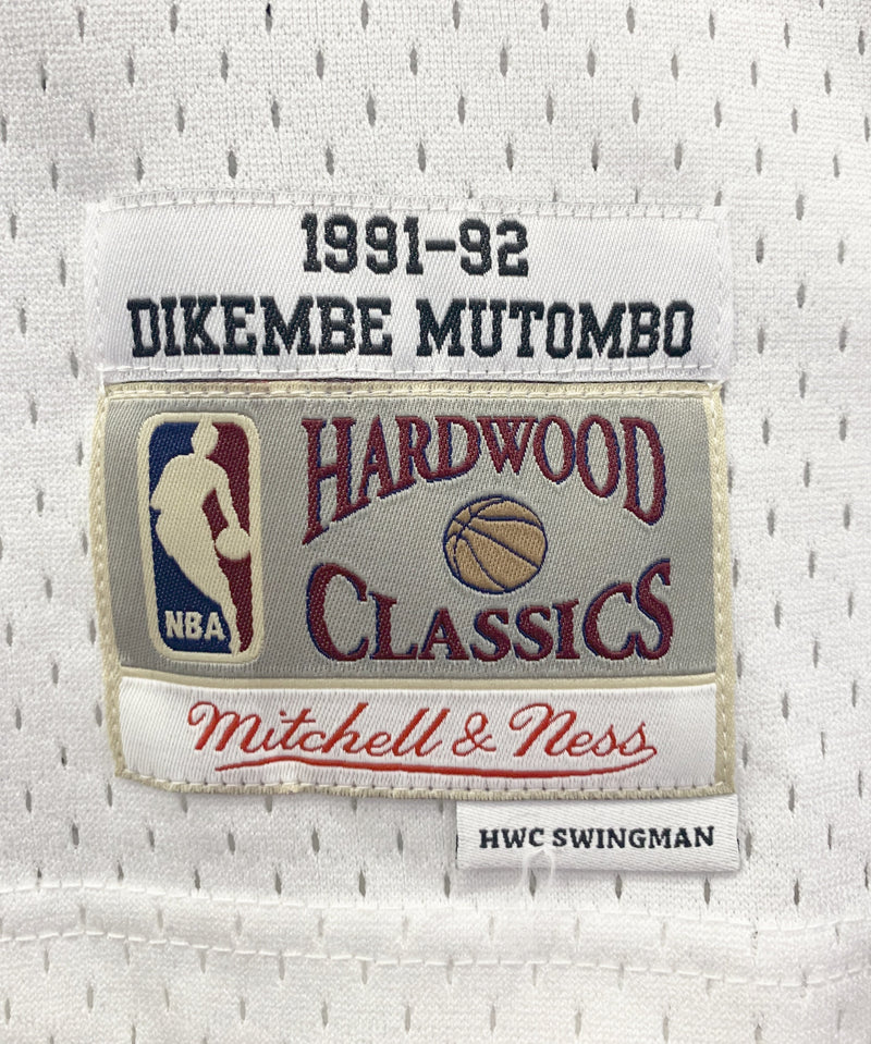 Dikembe Mutombo Denver Nuggets Hardwood Classics Throwback Swingman Jersey