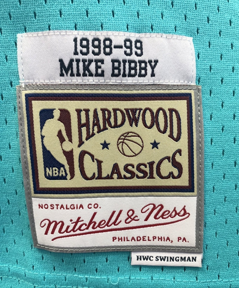 Mike Bibby Vancouver Grizzlies Hardwood Classics Throwback Swingman Jersey