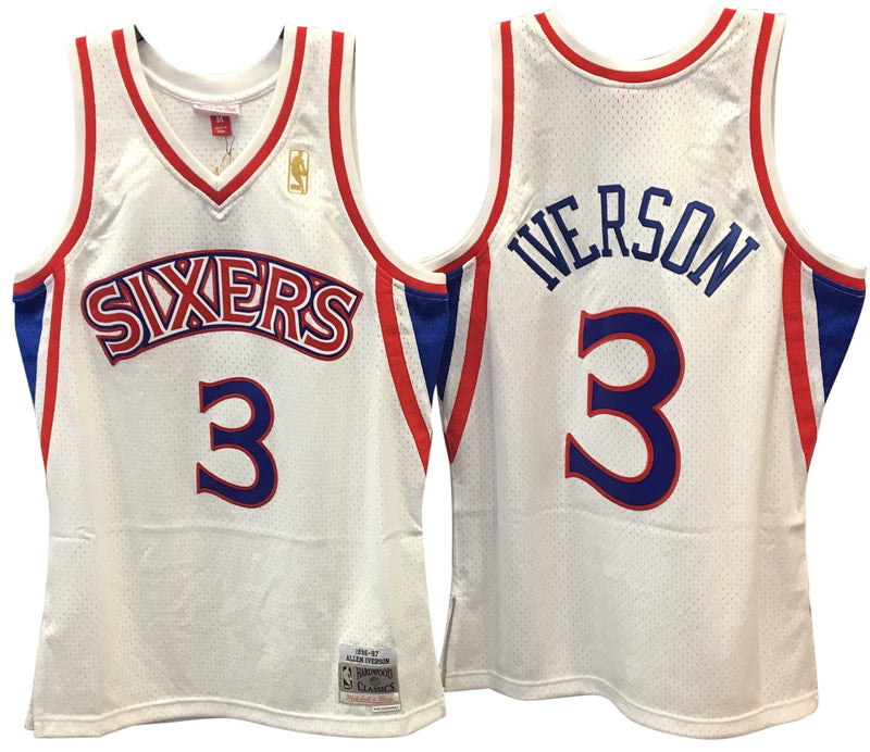 Allen Iverson Hardwood Classics Throwback Swingman Jersey