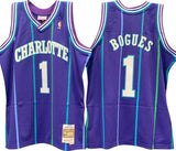Muggsy Bogues Charlotte Hornets Hardwood Classics Throwback Swingman Jersey