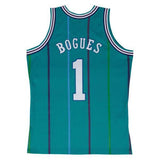 Muggsy Bogues Charlotte Hornets Hardwood Classics Throwback Swingman Jersey