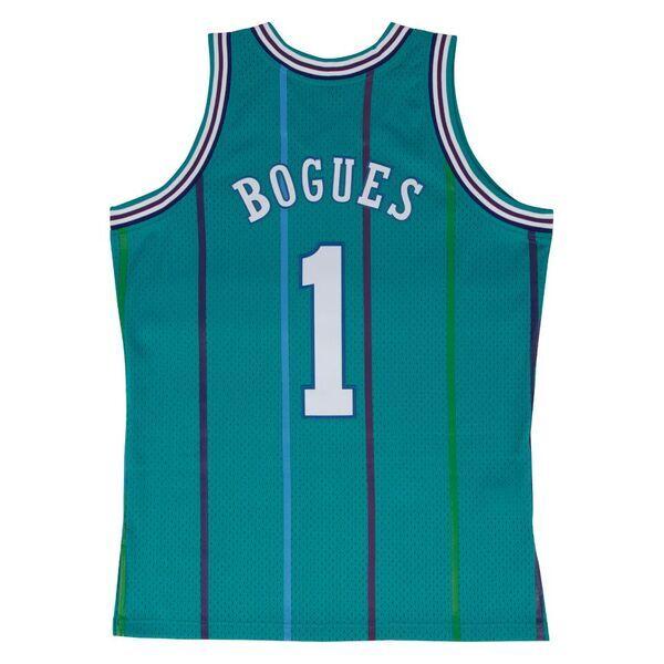 Muggsy Bogues Charlotte Hornets Hardwood Classics Throwback Swingman Jersey