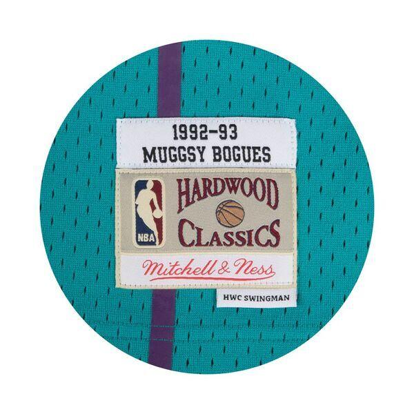 Muggsy Bogues Charlotte Hornets Hardwood Classics Throwback Swingman Jersey