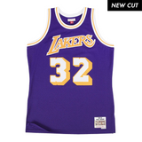 Magic Johnson Los Angeles Lakers Hardwood Classics Throwback Swingman Jersey
