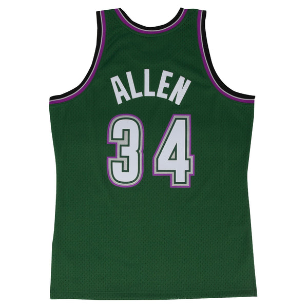 Ray Allen Milwaukee Bucks Hardwood Classics Throwback Swingman Jersey