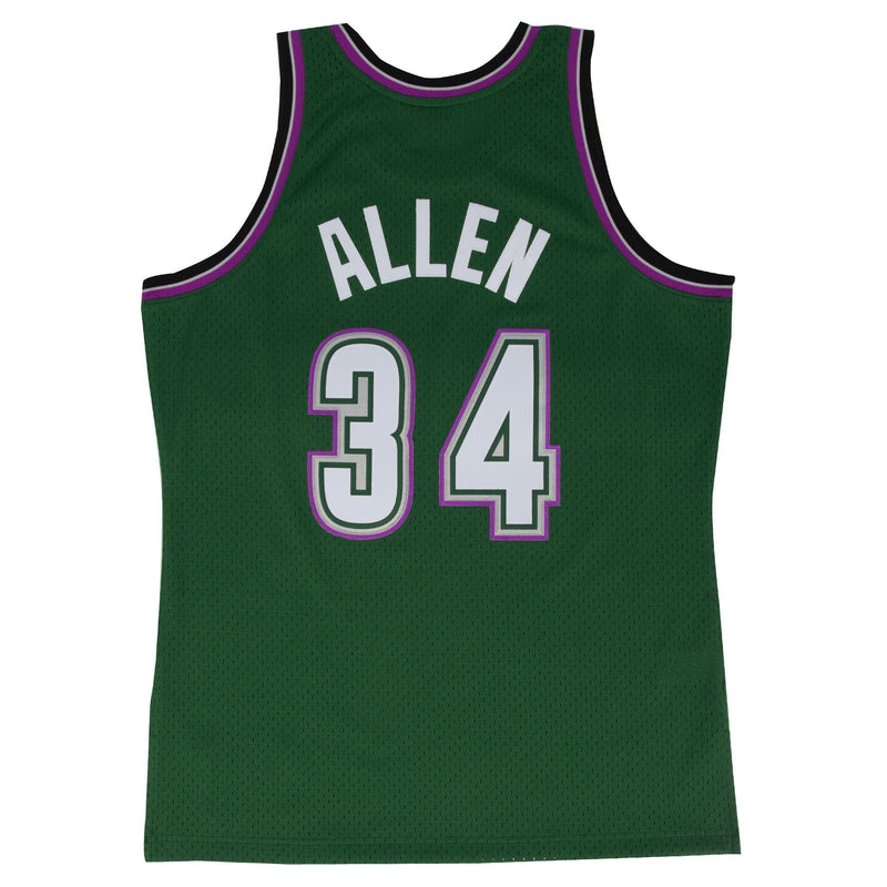 Ray Allen Milwaukee Bucks Hardwood Classics Throwback Swingman Jersey