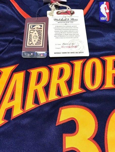 Stephen Curry Golden State Warriors Hardwood Classics Throwback 2009-10 Jersey