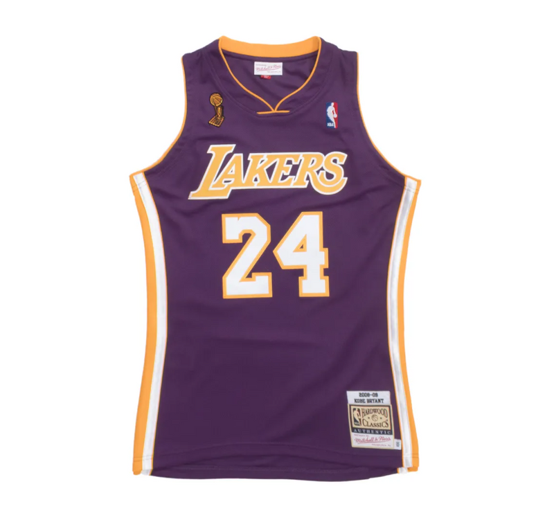 Kobe Bryant Lakers Throwback 2008-09 Finals Jersey
