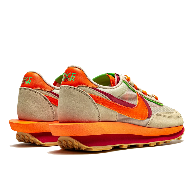 Nike LD Waffle Sacai Clot Net Orange Blaze