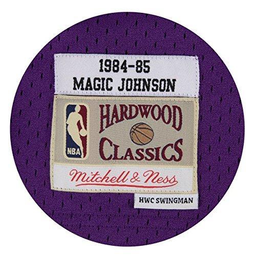Magic Johnson Los Angeles Lakers Hardwood Classics Throwback Swingman Jersey
