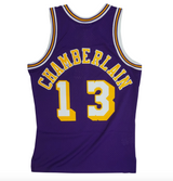 Wilt Chamberlain Los Angeles Lakers Hardwood Classics Throwback Swingman Jersey