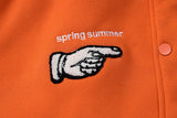 Orange Baseball Jacket