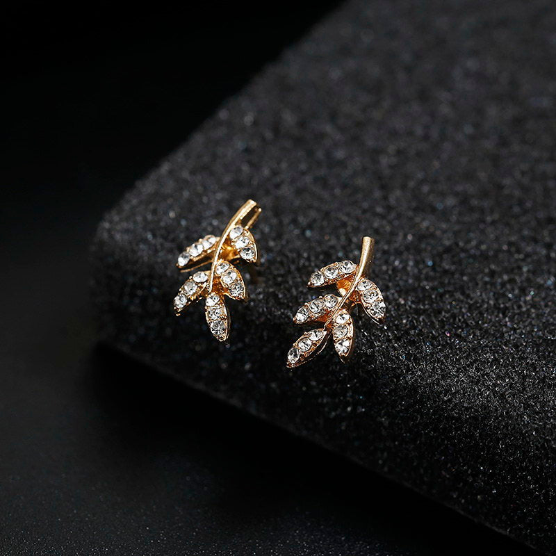 Leaf Stud Earrings