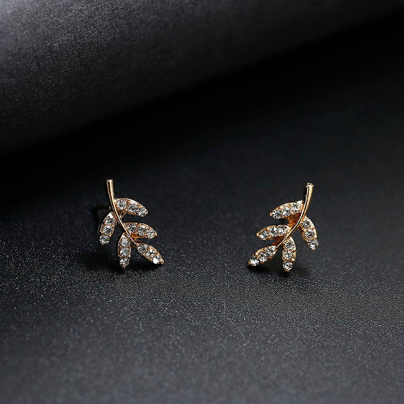 Leaf Stud Earrings