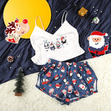 Fashion Satin Pajamas Suit