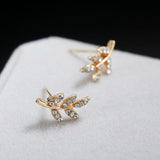 Leaf Stud Earrings
