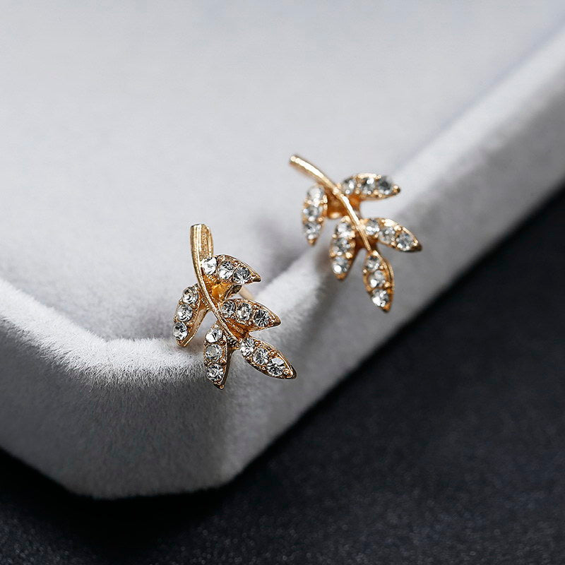 Leaf Stud Earrings