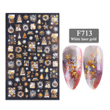 Nail Stickers 3D Christmas Series Two-color