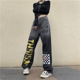 Trendy Harajuku Gradient Jeans