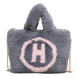 Plush Color Crossbody Bag