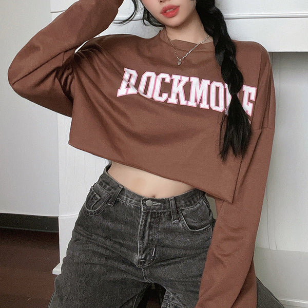 Harajuku Letter Printed Sweatshirt